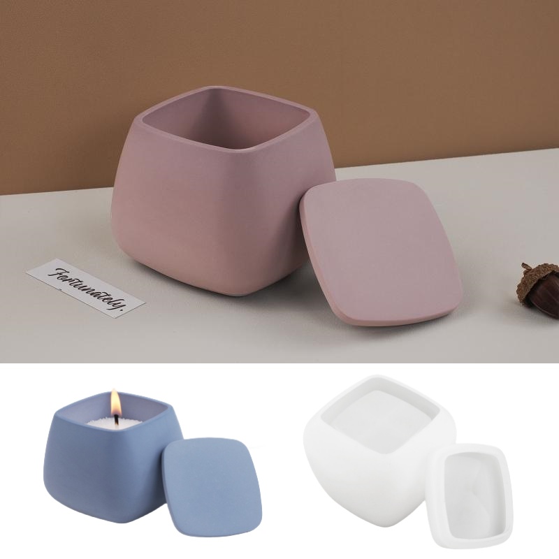 Candle Making Supplies Kit - 1 zestaw Kwadratowe Pudełko do Przechowywania