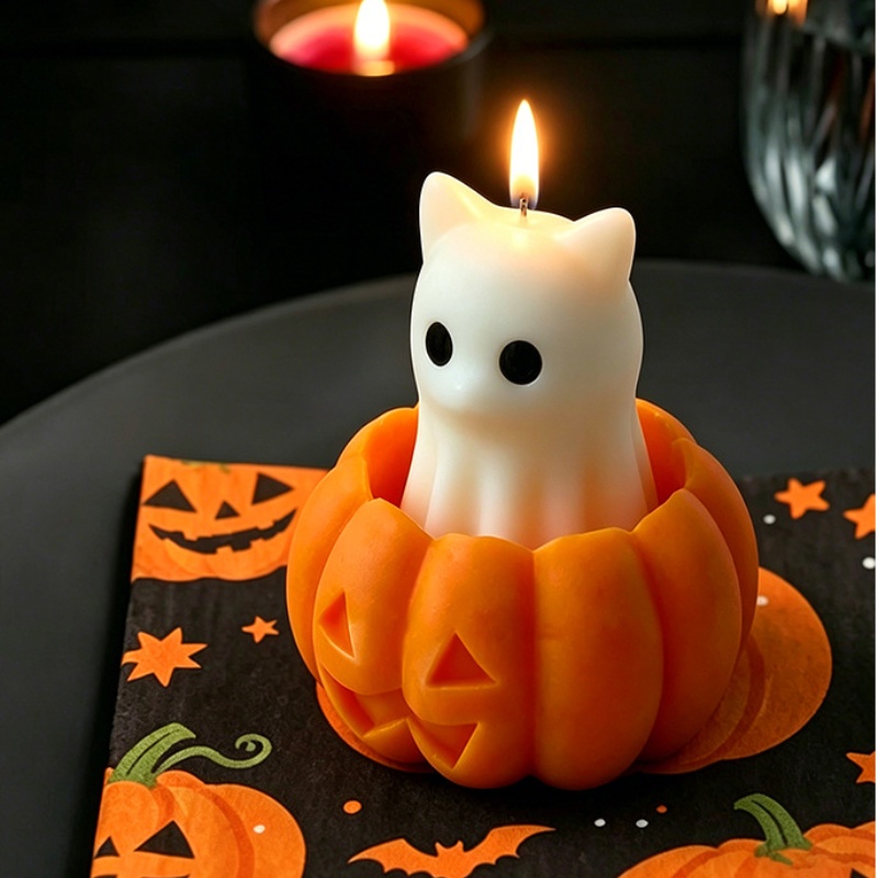 Candle Supplies Jars - Forma silikonowa na świece zapachowe Halloween